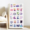 TELAIN Pack of 110 Cute Cat Stickers - Kawaii Decoration