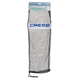 Cressi Net Bag for Snorkeling, Scuba Freediving Sets - Mask, Snorkel, Fins Equipment Mesh Bag, Black, 29.5 x 10.6 in, 75 x 27.5 cm (BZ175003) [Duplicate]