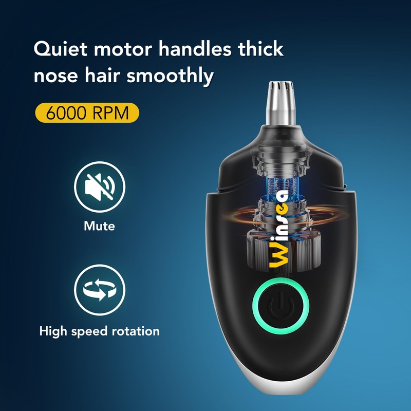 Winsea Ear and Nose Hair Trimmer for Men and Women