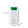 Temperature Controller, Thermostat Outlet, Programmable Plug in Digital Temperature Controller