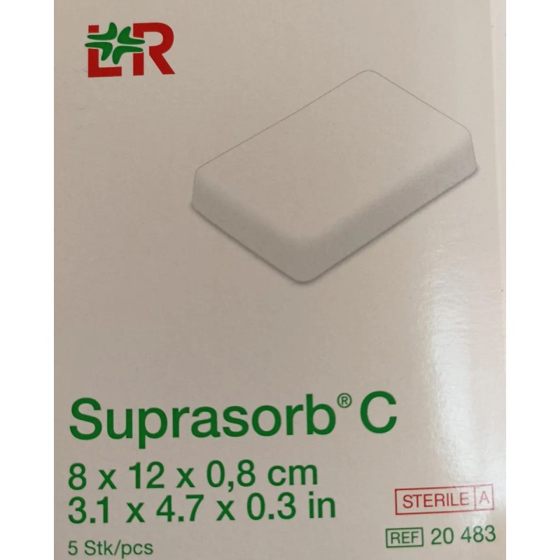 Suprasorb C 8x12 Apósito De Colágeno (1 Pza) Blanco