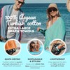 Nova Blue Tropical Turkish Beach Towel (35 x 67) –