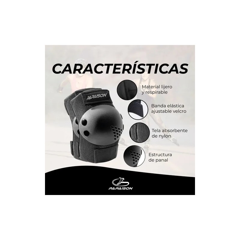 Protectores Patin Rodilleras Coderas Kit Profesional Adultos