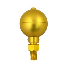 Gettysburg Flag Works 2" Gold Anodized Aluminum Flagpole Ball Finial