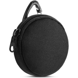 Coin Pouch, Small Coin Purse Keychain, Accessories Case for Military Gear Bags, Little Change Wallet, Wireless Headset Pack. - Color: 2pcs (Black)