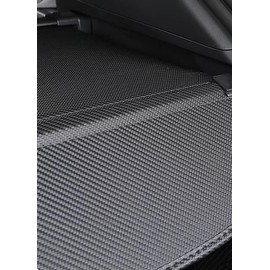 Okutech Retractable Cargo Cover Compatible with GMC Hummer EV SUV 2024 2025, Rear Privacy Screen Car Storage Trunk Luggage Tonneau Security Shade Protector Anti Theft Shield (Carbon Fiber Style)