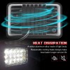CHUSYYRAY 4PCS 4x6'' LED Headlights Hi/Lo Beam For Freightliner 1988-2010