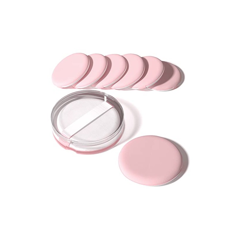 Esponja de maquillaje para cojín de aire, color rosa, una