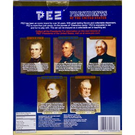 PEZ Candy Presidents of The United States Dispensers: Volume 3 - 1845-1861