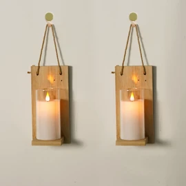 5plots 3" x 6" Pure White Flickering Flameless Candles with Clear Shell, Unbreakable Glass Battery Operated Plexiglass LED Pillar Radiance Candles with Remote Control and Timer