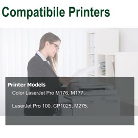 CE314A Imaging Drum 126A Laser Imaging-Drum Replacement for HP Laserjet Pro 100 MFP M175nw M175a M275 M275nw CP1025 CP1025nw Printer (1-Pack)