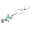 Bonny, metal esmaltado Gecko Lizard Lizard llaveros para mujer, bolsa