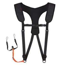 Ergodyne Squids 3142 Padded Shoulder Barcode Scanner Harness with Attachment Lanyard for Mobile Computers