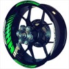 Motoinkz B-79 Custom Motorcycle Rim Sticker 17" Full, neon-green