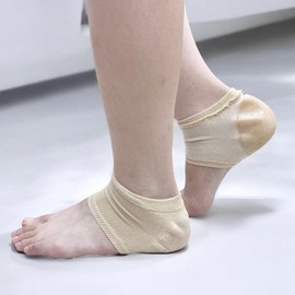 Heel Sock Pads Nude 3ea