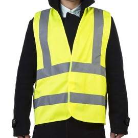 Kids Hi-Vis Reflective Safety Vests 6-Pack Lightweight Visibility Gear for Cycling, Walking, Jogging, School Trips Adjustable Neon Vest for Boys & Girls Outdoor Activities (M)