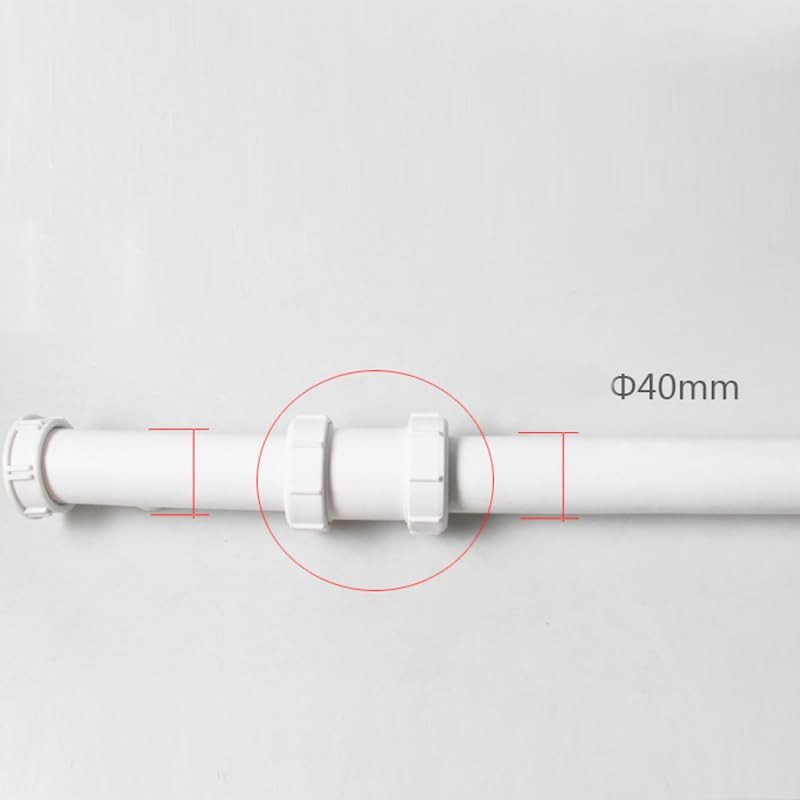 Straight Pipe Connector SENRISE 40mm PVC Pipe Connector Compression Joiner