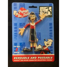 Olive Oil Oyl Bendable Poseable Figure NJ Croce 6.5” 75 th Aniversary Edition