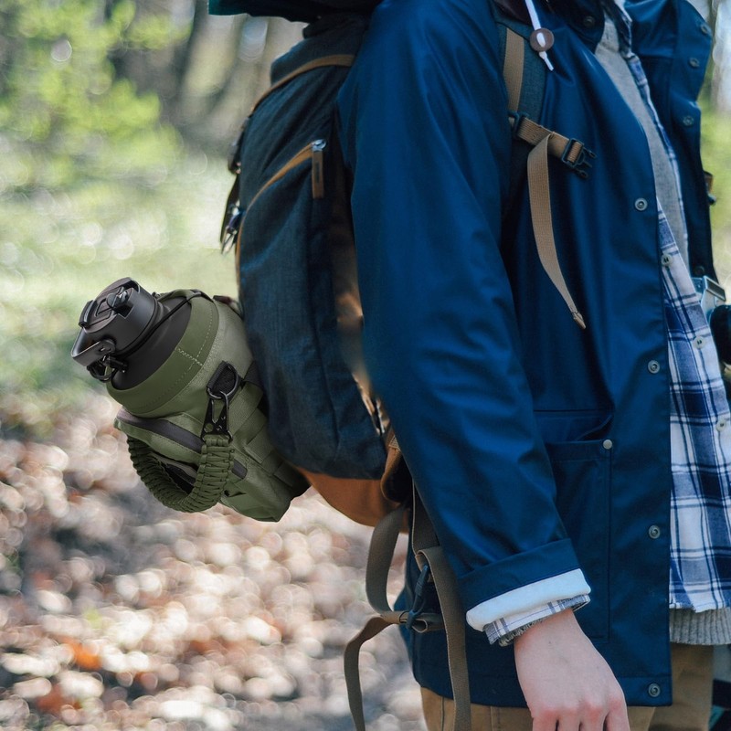 NATURE PIONEOR 32 64 128oz Tactical Water Bottle Pouch, Multi-Function