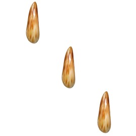 Healvian 3pcs Massage Scraping Plate Natural Horn Massaging Board for Face Neck Back Compact Gua Massage Tool for Men Women Skin-friendly Easy to Hold Random Color