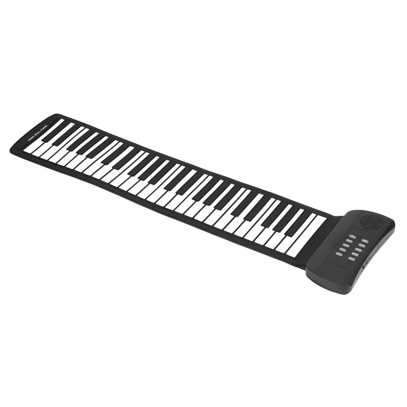 Roll Up Piano 49 Keys 4D Surround Sound USB Battery