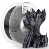 AMOLEN Silk PLA 3D Printer Filament, Shiny Silk Black PLA