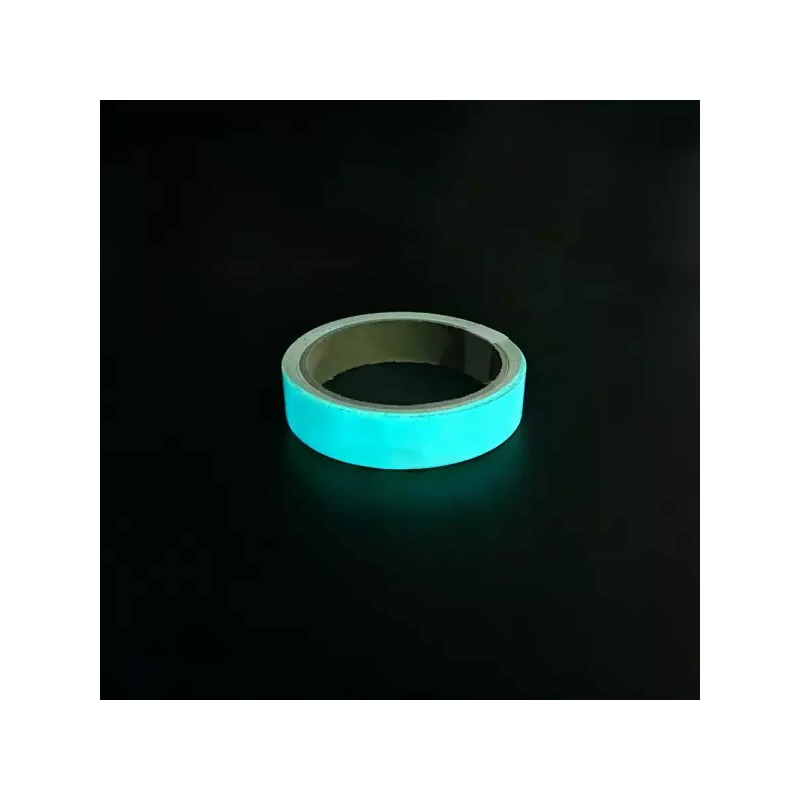 야광테이프 청녹색 소형 2cm x 5m Glow-in-the-Dark Tape, Green-Blue, Small,