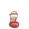 Naturalizer Womens Bristol Ankle Strap Block Heel Dress Sandal Crimson