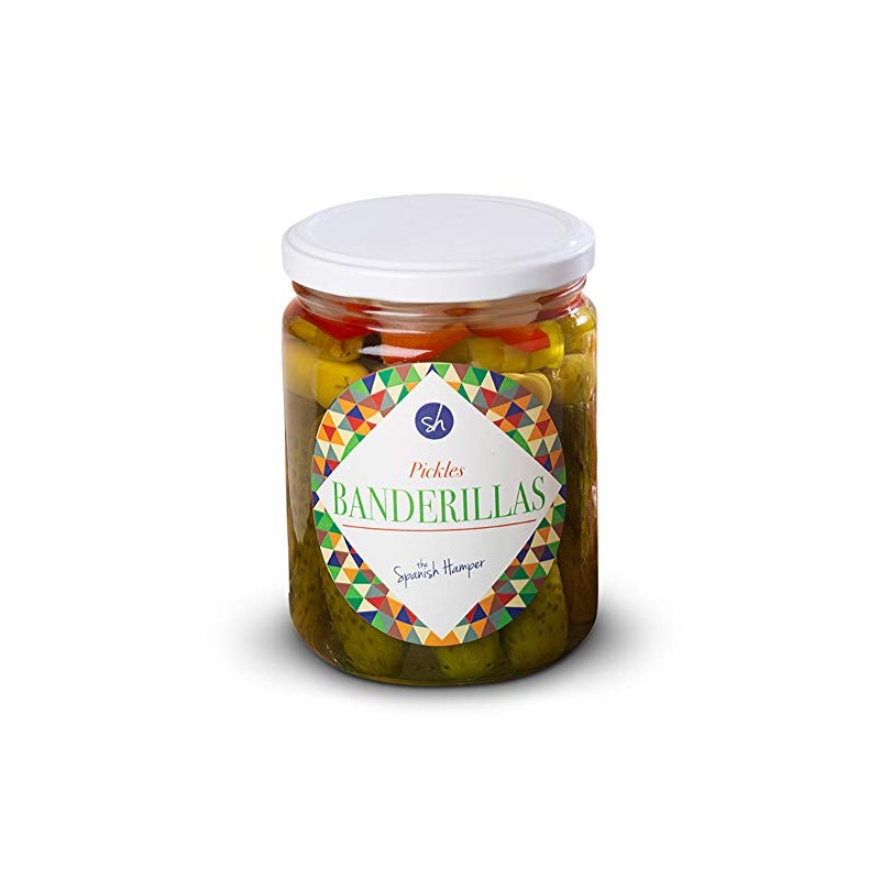 Banderillas Pickled | A Cocktail Onion, Olive, Bell Pepper, Chilli