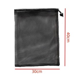 Nylon Mesh Drawstring Bags, 10Pcs Mesh Bags Drawstring Laundry Bags, Mesh Bags Drawstring Laundry Bags, Drawstring Mesh Washing Bag,Nylon Mesh Drawstring Bags with Cord Locks for Shower, Beach, Black