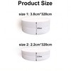 White Waterproof Caulk Strip Tape, Self-Adhesive PVC Sealing Strip for