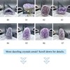 HoHpHq Natural Amethyst Crystal - One Product one Image, Real