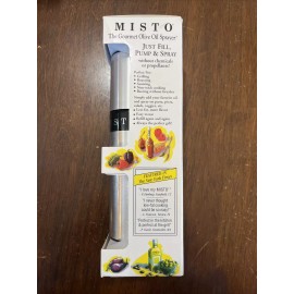 MISTO Gourmet Olive Oil Pump Sprayer NIB Brushed Aluminum