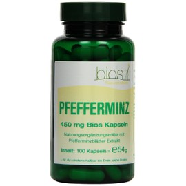 Bios Peppermint 450 mg 100 Capsules Pack of 1 x 54 g