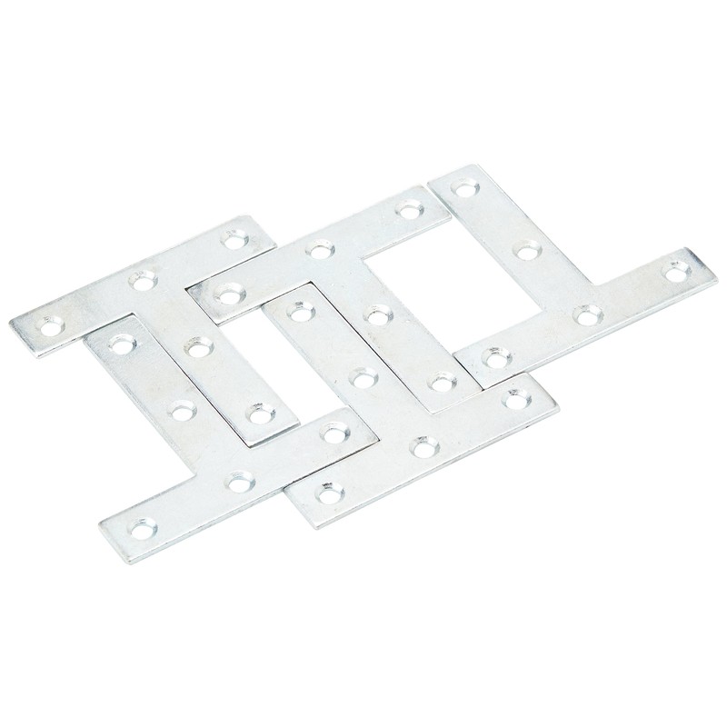 Merriway® BH01194 (10 Pcs) Tee Shaped Repair Plates Brackets Braces