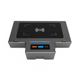 CLEC Car Wireless Charger for Benz A-Class 2019-2022,GLA/GLB/CLA-Class 2020-2022,QC 3.0 Fast Charger Qi 3.0 Wireless Phone Charger with 2 USB Ports,Center Console Interior Accessories,Plug-and-Play