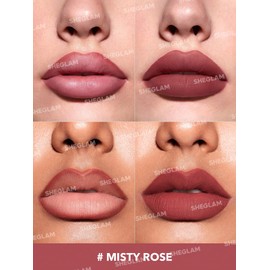 SHEGLAM Lip Liner Creamy Matte Pencil High Pigment Not Easy to Fade Silky Smooth Matte Contour Tint Lip Makeup-Misty Rose