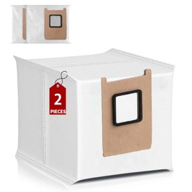 2 Pack Replacement Dust Bags Compatible with Eufy RoboVac E28 E25 E-Series Robot Vacuum Cleaner, 3L large Capacity Dust Bags,3-Layer Replacement Disposable Bags, Vacuum Accessories