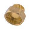 Sourcingmap 20mm Male to 24mm Female Pipe Fitting Connector Hex