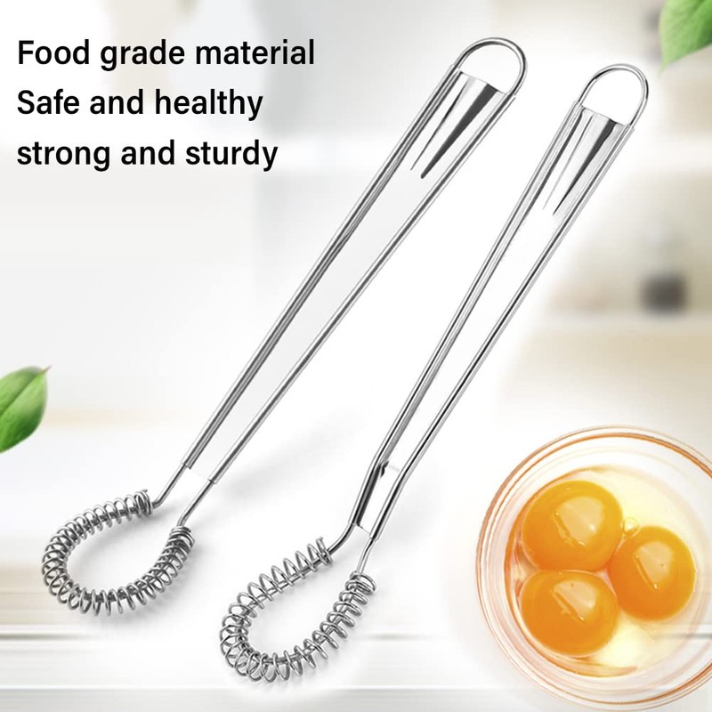Stainless Steel Sauce & Gravy Whisk, Mini Egg Whisk Beater