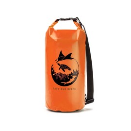 GILI Waterproof Dry Bag, Roll Top Compression Sack Keeps Gear for Paddle Boarding, Kayaking, Beach, Boating and Hiking (Orange, 15L)