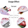 Novelty Fish Shaped Makeup Bag, Red, Cute Cosmetic Pouch