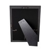 Happy Homewares Contemporary and Stylish Black Veneer Wood Effect A5