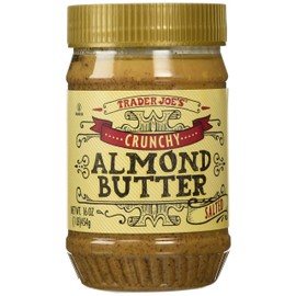 Trader Joes Crunchy Almond Butter Salted (2 Pack)
