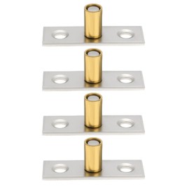 Be In Your Mind 4Pcs 8mm Sliding Door Guide Locator Stainless Steel Drawer Soppers for Wooden Door Moving Doors Glass Barn Doors Sliding Doors 8x14mm