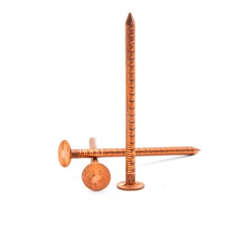 Hippo Hardware (2.65mm X 50mm) Copper Clout Nails, Roofing Slate, Tree Stump Killers (Pack of 5)