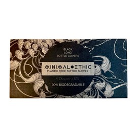 200pcs Black Tattoo Wash bottle bags, Biodegradable Eco friendly Tattoo Supplies