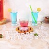 Belle Vous Pack of 50 Reusable Plastic Ice Cubes -