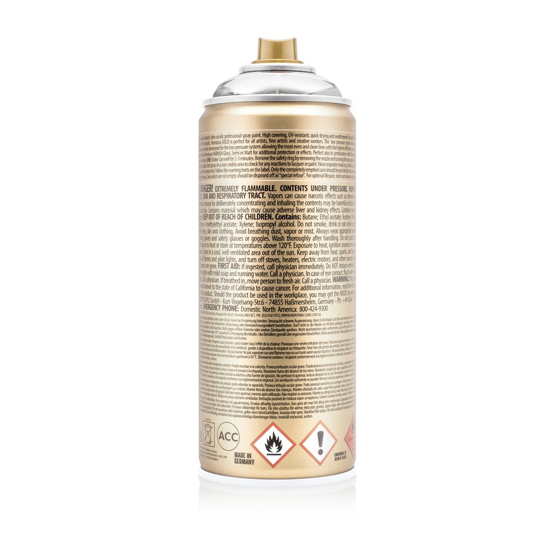 Montana Cans Montana GOLD 400 ml Color, Silverchrome Spray Paint