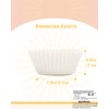 Gcardist Mini 500-Count White Cupcake Liners Muffin Liners Food Grade